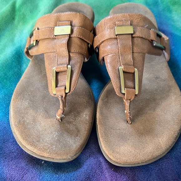 A2 by Aerosoles Tan Buckle Sandals - Picture 3 of 4